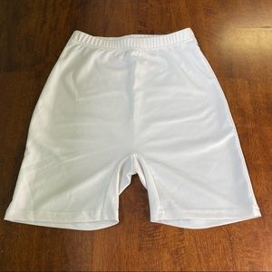 White Biker Shorts